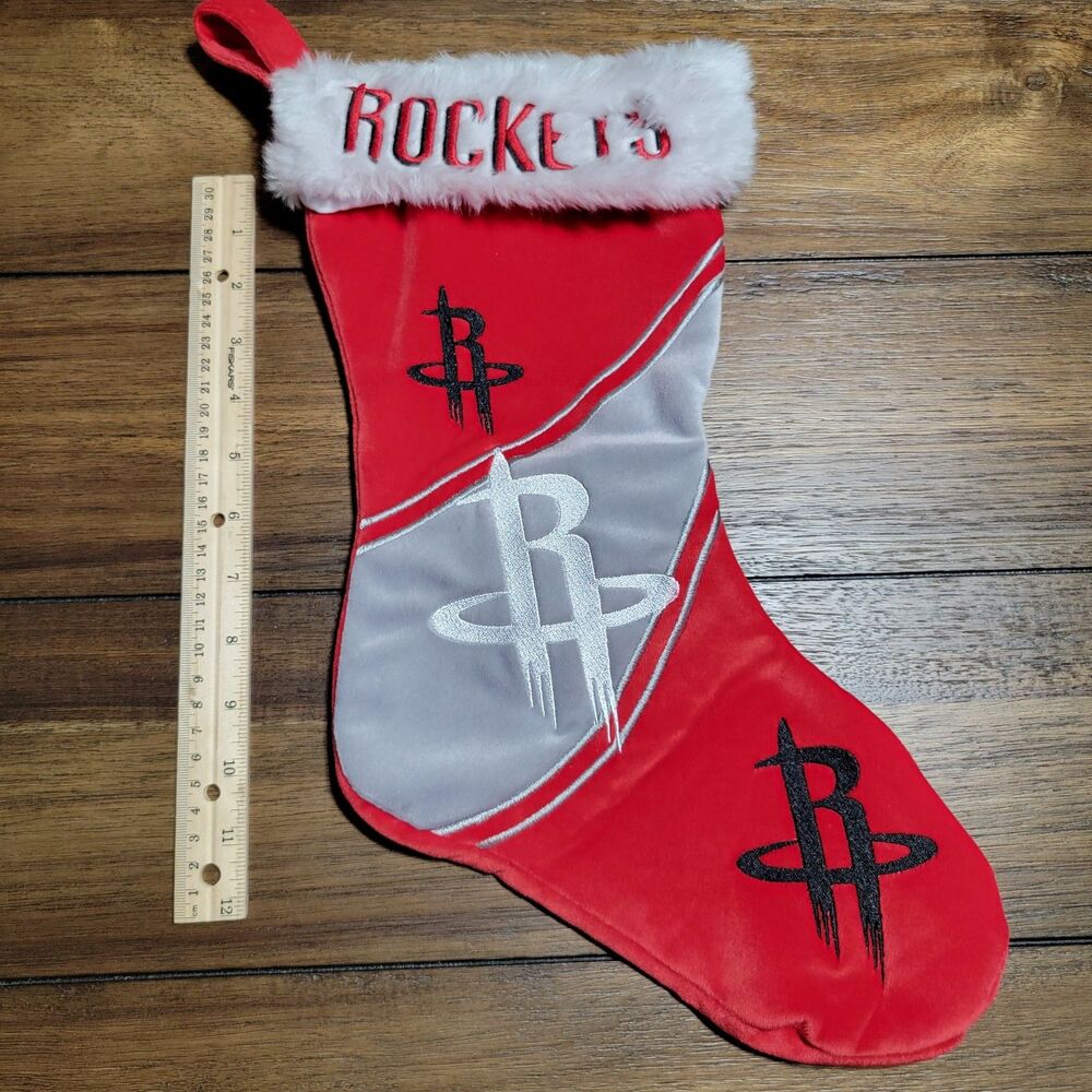 Houston Rockets Christmas Stocking 15" - Picture 3 of 4